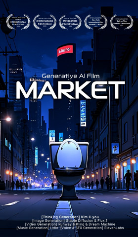 김일유 KPR CAIO, 영화 ‘마켓’으로 국내외 AI 영화제 잇단 수상 쾌거