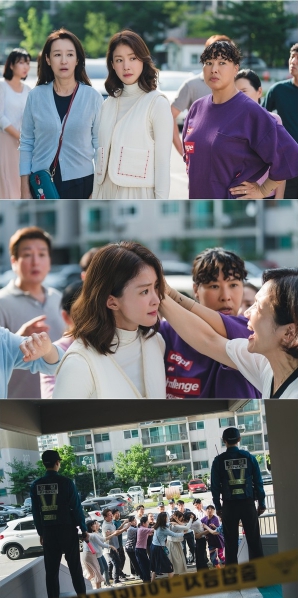 ‘살롱 드 홈즈’ 이시영-정영주-남기애, 아파트 주민과 갈등 폭발! 육탄전까지.. 왜?