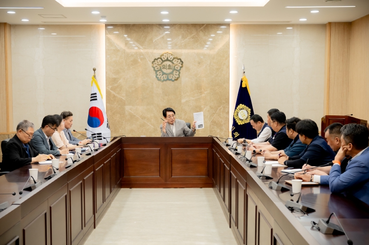 조성대 남양주시의회 의장, 한국노총 임원진과 간담회 가져