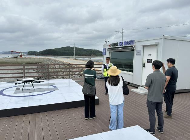 한국개발연구원 국제정책대학원, 서산시 드론배송서비스 현장 견학