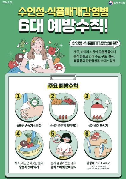 군포시보건소, 여름철 수인성·식품매개 감염병 주의 당부