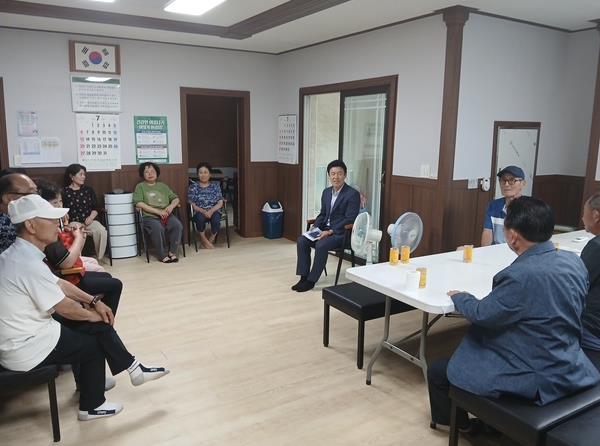 파주시 법원읍 정구생 신임 읍장, 관내 경로당 23곳 순회 방문