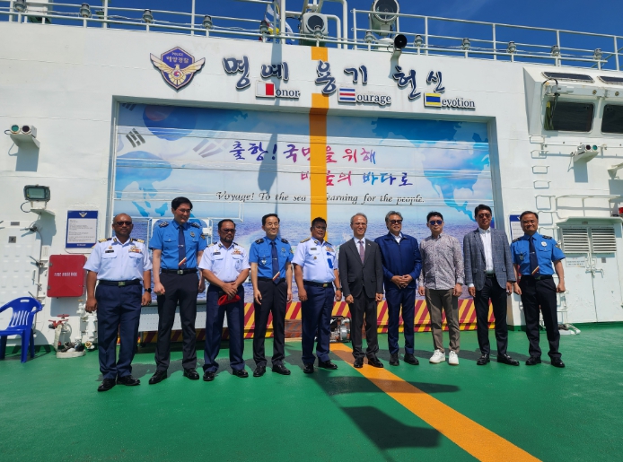 해양경찰교육원 실습함, 말레이시아 포트클랑 입항