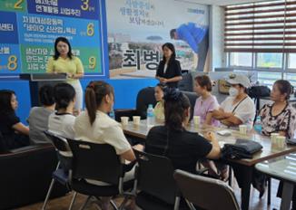 최병용 전남도의원, 결혼이주여성과 외국인 근로자 유치 등 간담회 개최