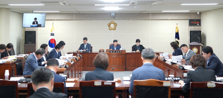음성군의회, 7월 정례의원간담회 개최