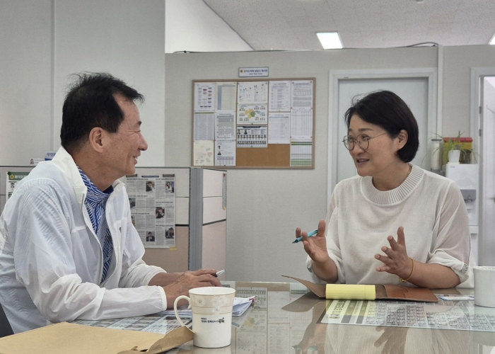 경기도의회 신미숙 의원, 화성시 게이트볼회장과 “생활체육 발전 함께 모색”