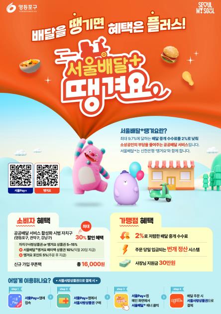 10억 원 쏜다! '땡겨요 상품권'…영등포구, 두 배 확대 발행