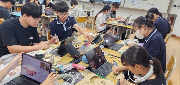 세종시 해밀중, 태국 학교와 전통 공예 중심의 국제문화교류 진행