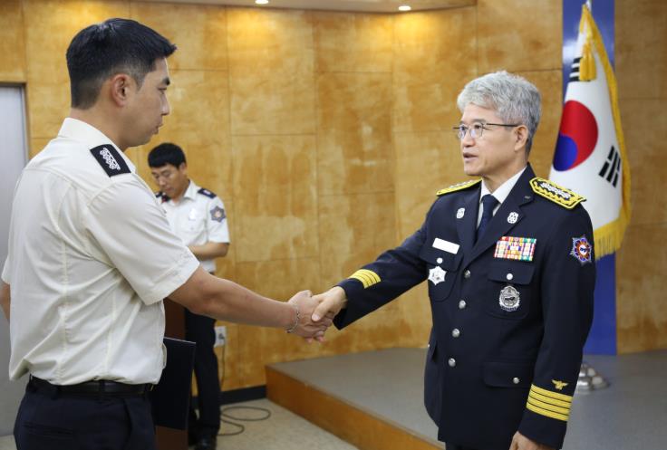 홍성소방서, 인사발령자 사령장 교부식 가져
