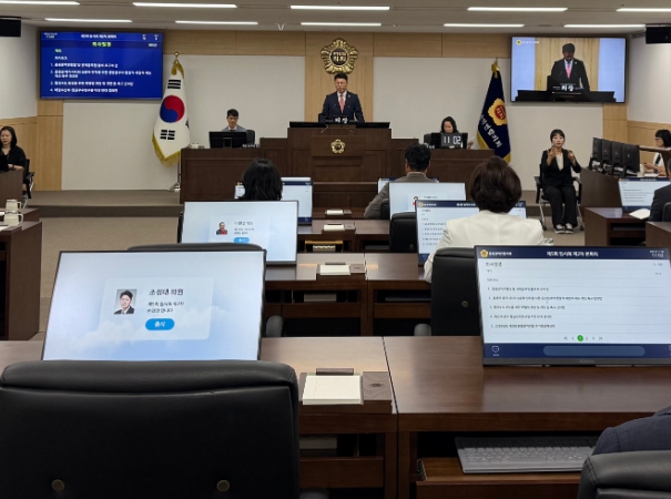 충청광역연합의회, 제5회 임시회 추경 원안 가결 후 폐회