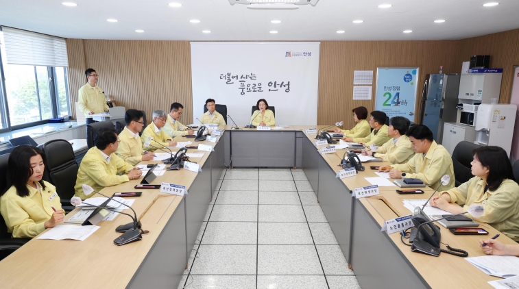 안성시, 폭염 대응 대책 회의 및 현장 점검 실시