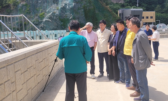 강릉시의회 산업위원회, 오봉저수지 현장 점검