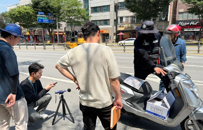 제천시, 운행차 소음 수시점검 실시 … 도심 내 불법소음 차량 집중 단속