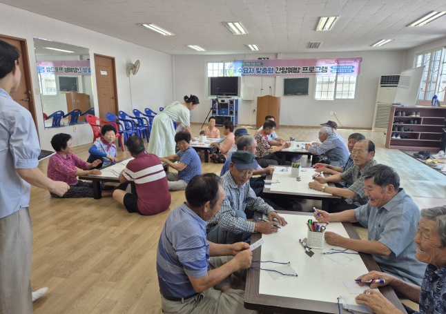 고흥군, 침묵의 장기 간! 암 예방 프로그램 운영
