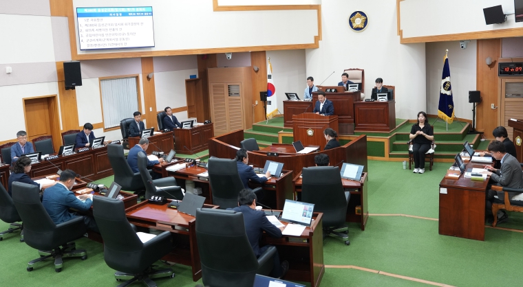 음성군의회, 제380회 임시회 개회 주요 현안사업 보고 등 9일간 일정 돌입