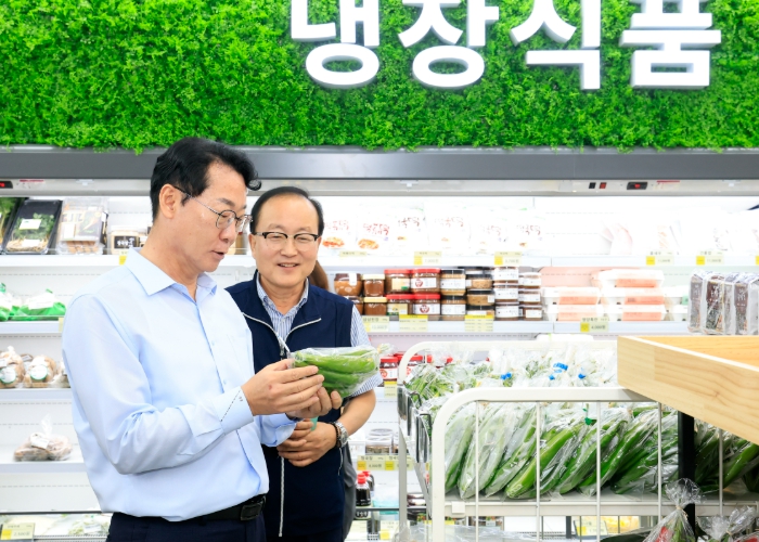 정명근 화성특례시장, 로컬푸드 직매장 유앤아이점 현장 방문 