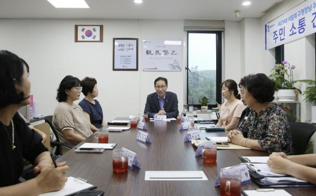 이일희 수원특례시 장안구청장, 조원2동 찾아 생생한 현장 목소리 들어