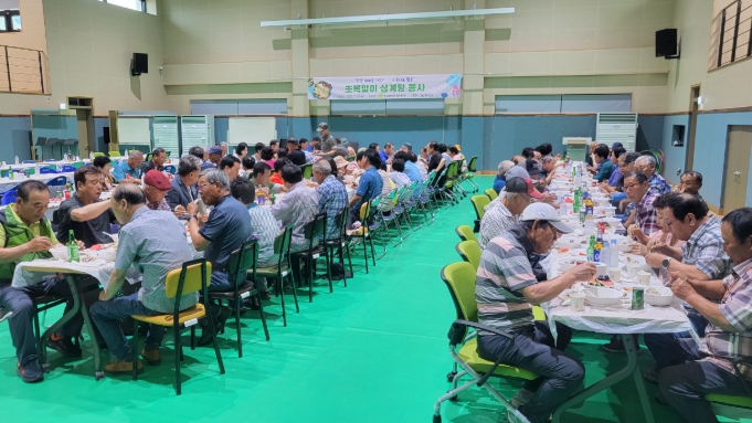 무안군 망운면 새마을부녀회, 초복 맞이 복달임 나눔 행사