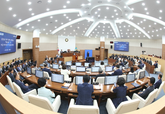 창원시의회 제145회 임시회...하반기 주요 시정업무 점검