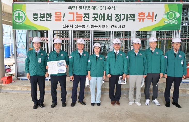 진주시의회 도시환경위, 공공시설 건설현장·하수처리장 등 현장점검
