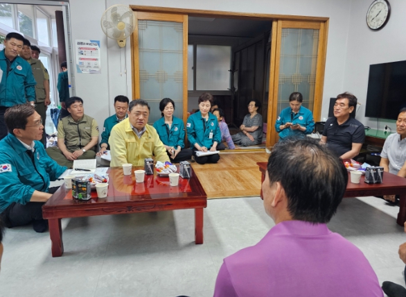 박명균 행정부지사, 산불 피해지역 집중호우 대비 현장점검, 피해 예방 총력!