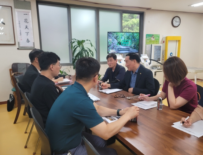 인천시의회 한민수 의원, 스마트경로당을 찾아 다양한 의견 청취