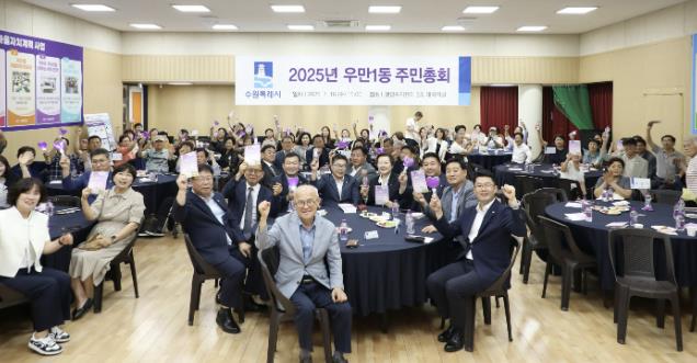 머무르고 싶은 마을 수원시 팔달구 우만1동, 2025년도 주민총회 개최