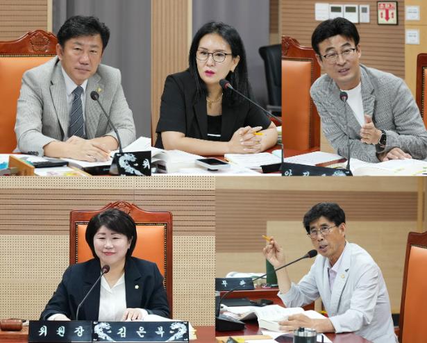 아산시의회 건설도시위원회, 주요업무 추진상황 보고 청취