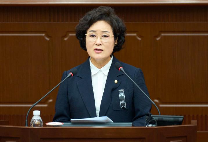 대전 서구의회 전명자 의원, 5분 자유발언 통해 노상주차장 위탁운영에 따른 수탁료 부담 경감 촉구