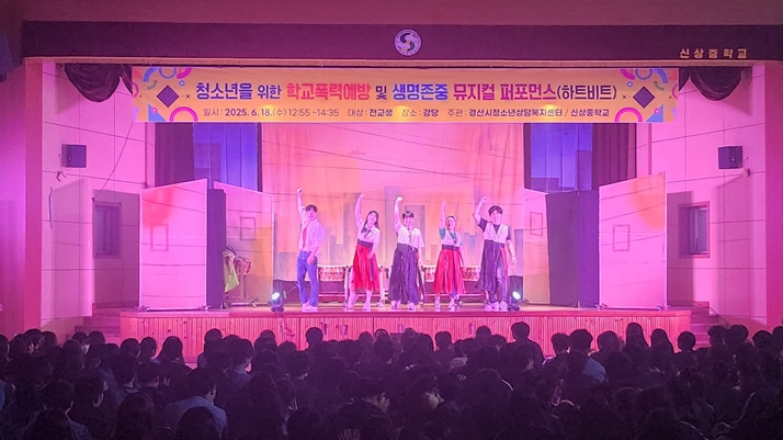 경산시청소년상담복지센터,‘학교로 찾아가는 공연 교육’성료