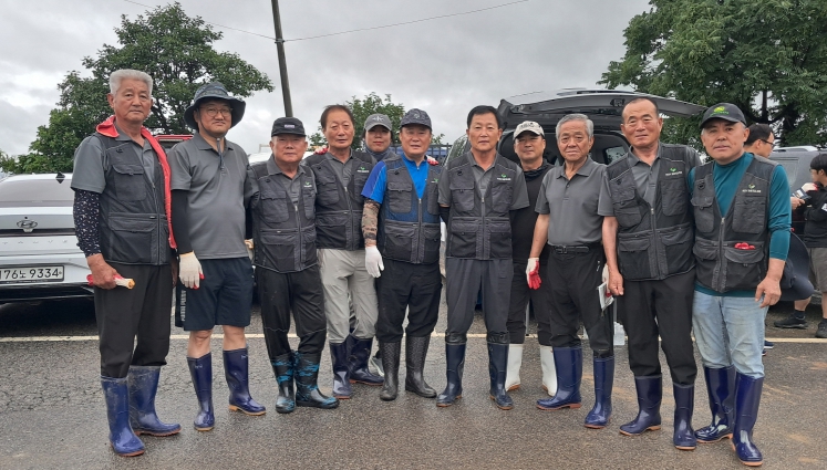 아산시, (사)한국농촌지도자아산시연합회와 함께 수해복구 지원