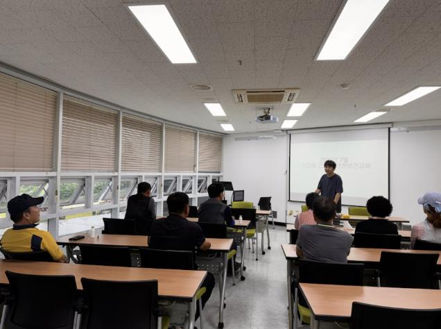 상주시 환경관리과, 기간제 근로자 안전보건교육 실시