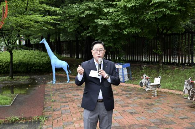강수현 양주시장, "장흥면 누리길이 주민 화합의 장 되길"…냇가체험행사 열려
