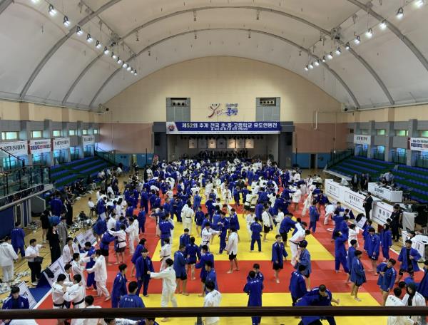 문경시, 2025 하계 전국 초중고등학교 유도연맹전 겸 국제 유·청소년 파견 선발대회 개최
