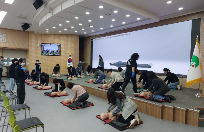 영주시보건소, ‘심폐소생술 교육’ 실시