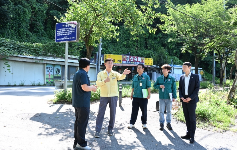 대전 중구, 산사태취약지역 및 무더위쉼터 현장점검 실시