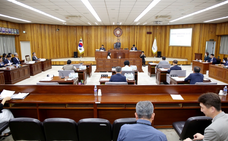 영광군의회, 제289회 임시회 폐회