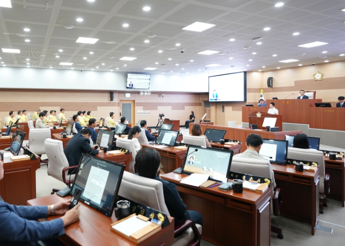 제260회 아산시의회 임시회 마무리