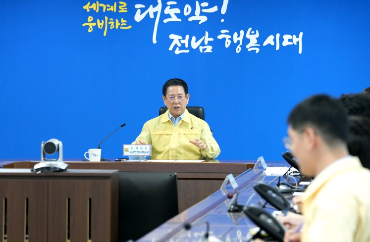 김영록 전남도지사, “폭염 취약분야 집중관리로 피해 최소화” 당부