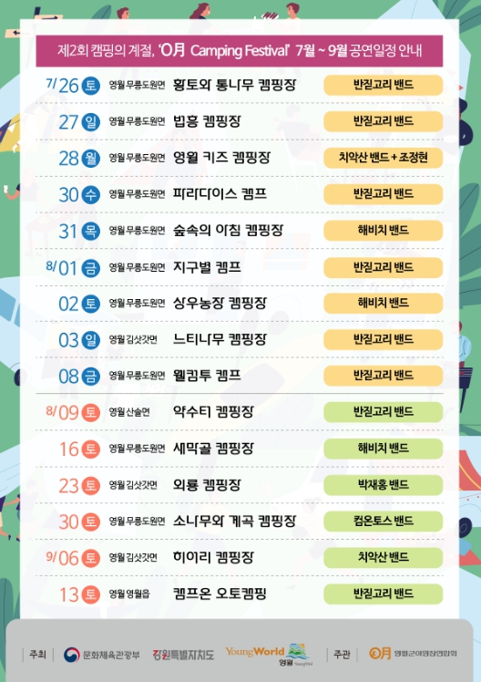 2025년“제2회 영월 Camping Festival”개최