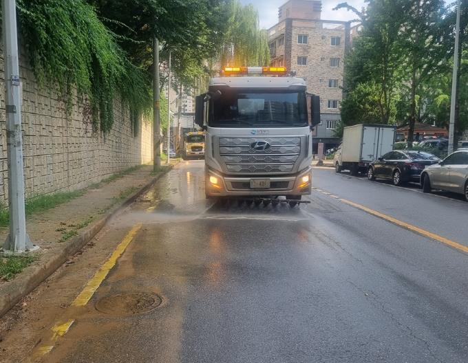 의정부시, 극한호우 피해 도로 복구 완료