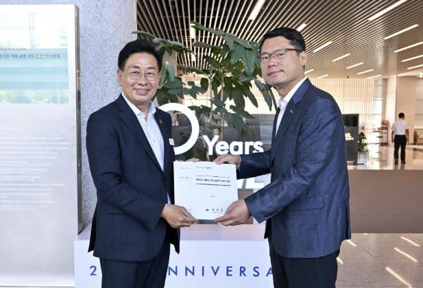전진선 양평군수, 케이티엑스(KTX) 용문역 정차 촉구 위해 코레일 본사 방문