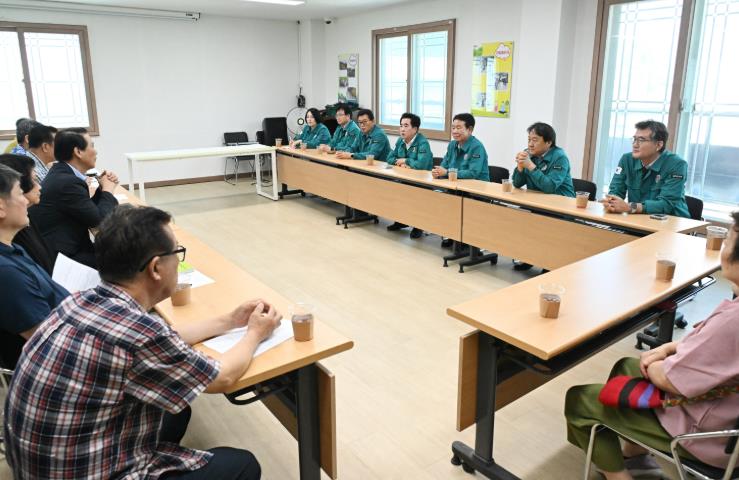 울주군의회, 단수 피해 소상공인 찾아 의견청취