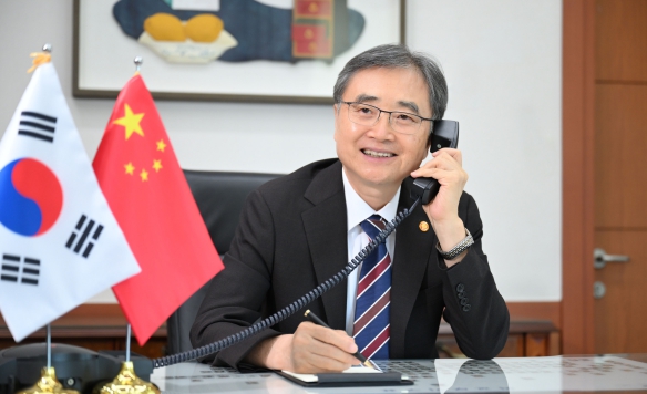 외교부, 한중 외교장관 통화