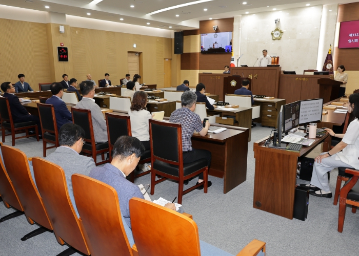 서천군의회, 제332회 임시회 개회, 재해 예방을 위한 근본대책 마련 당부.... 