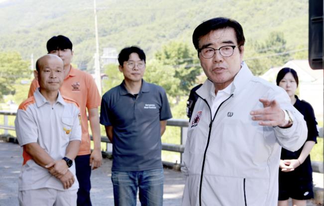 김동일 보령시장, 피서지 근무자 현지 격려 방문