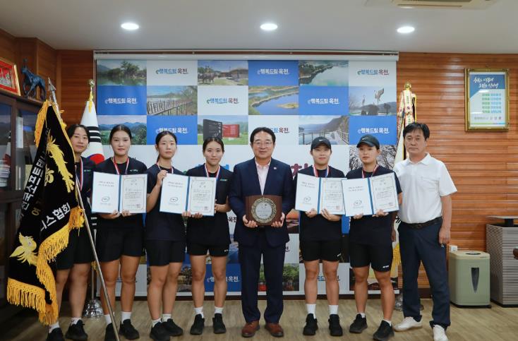 옥천군 실업팀(정구), 제63회 대통령기 전국 소프트테니스대회 단체전 금메달 획득
