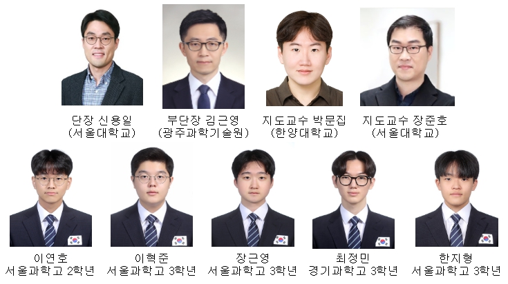 과기정통부, 2025년 제55회 국제물리올림피아드 한국대표단 전원 메달 획득(금4·은1)