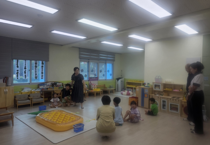 서산교육지원청, 유치원 방학중 돌봄교실 운영을 위한 현장 점검 실시