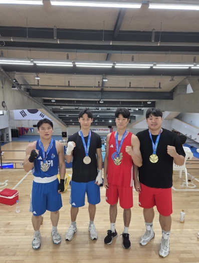 동구복싱단 선수들, 경찰청장기 복싱대회서 메달 싹쓸이